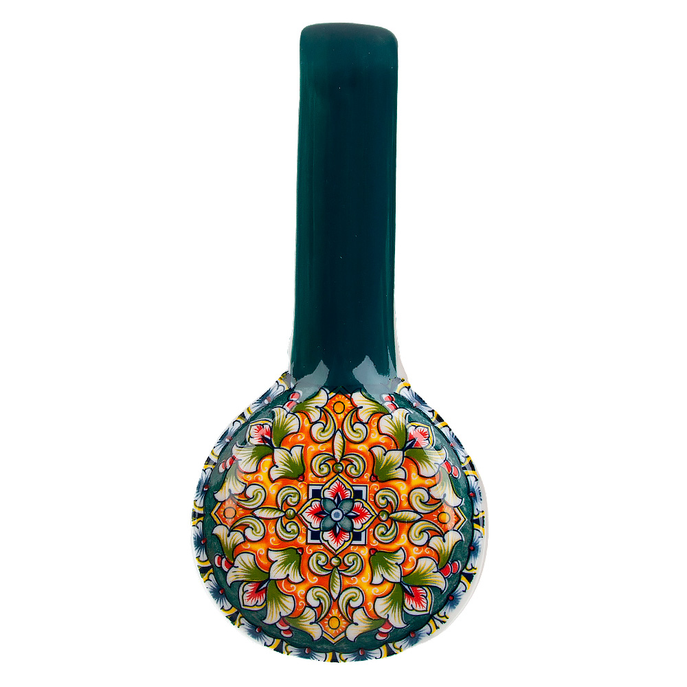 "Arabesque" Подставка под ложку 23*10*2см (зеленый)фрф. п/у (1/72)