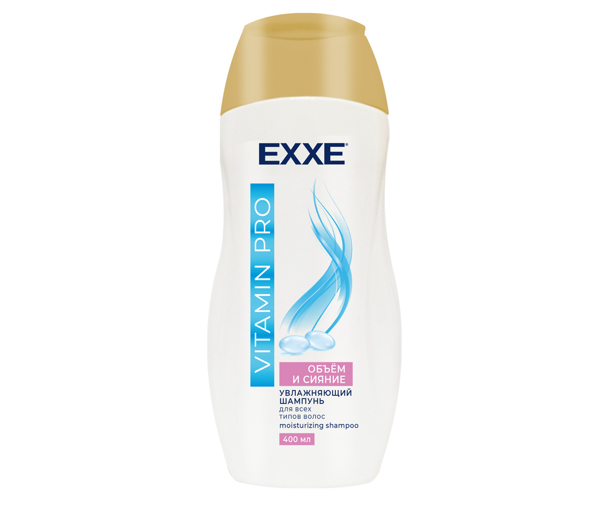 EXXE Шампунь увлажняющий VITAMIN PRO "Объем и сияние" 400мл (1/12)