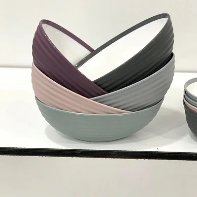 Блюдо 1.6л 23.5х17.3х8.5см овальное VERA микс цветов (полипропилен)(1/24)