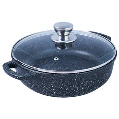 Жаровня 240мм ст/кр литая с АП ТМ Традиция Гранит алюм.(1/3)