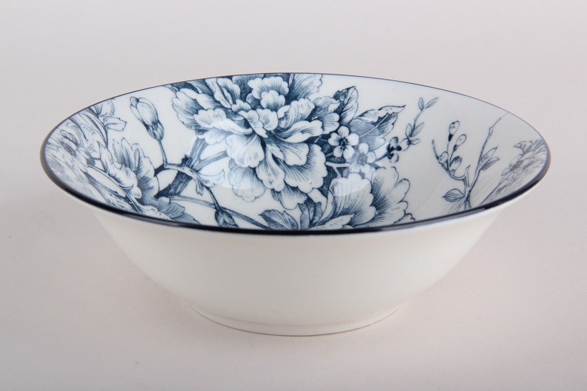 "Blue garden" Салатник 15см 350мл (фарфор) (12/96)