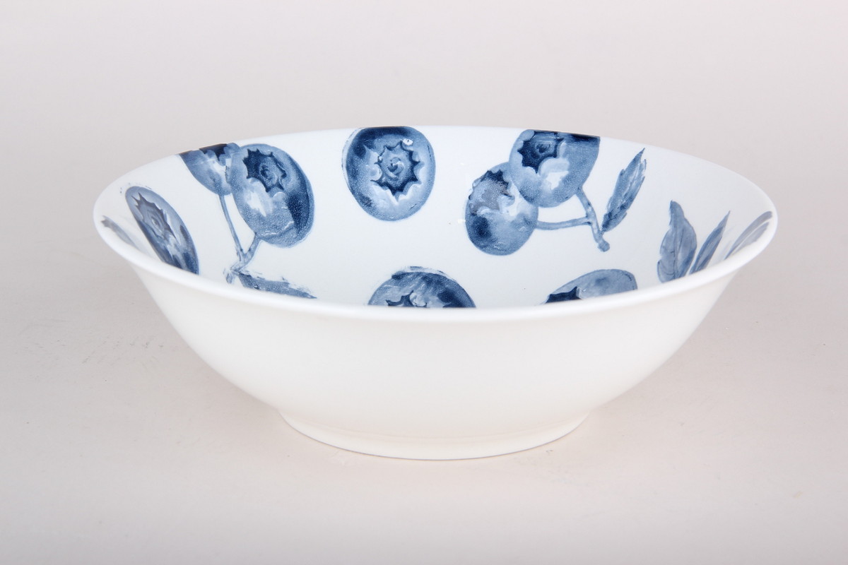 "Blueberry" Салатник 17см 550мл (фарфор)  (12/60)