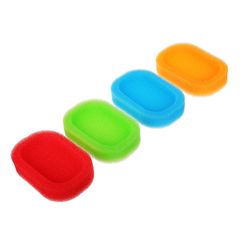 Губка-мыльница д/кухни 14*10см 1шт ПВХ (4цв) (10/10)