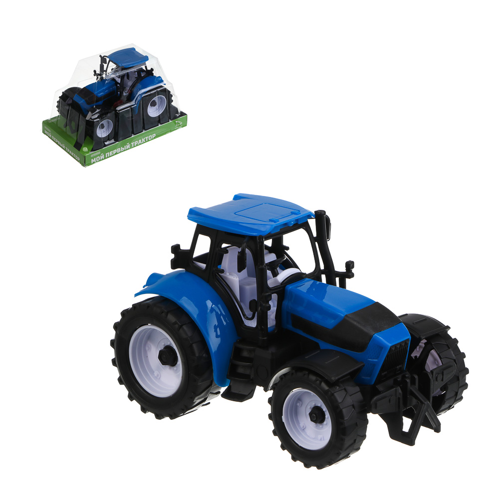 Трактор "Мой первый трактор", инерция, РР, 18х12х11см ИГРОЛЕНД (1/48/96)