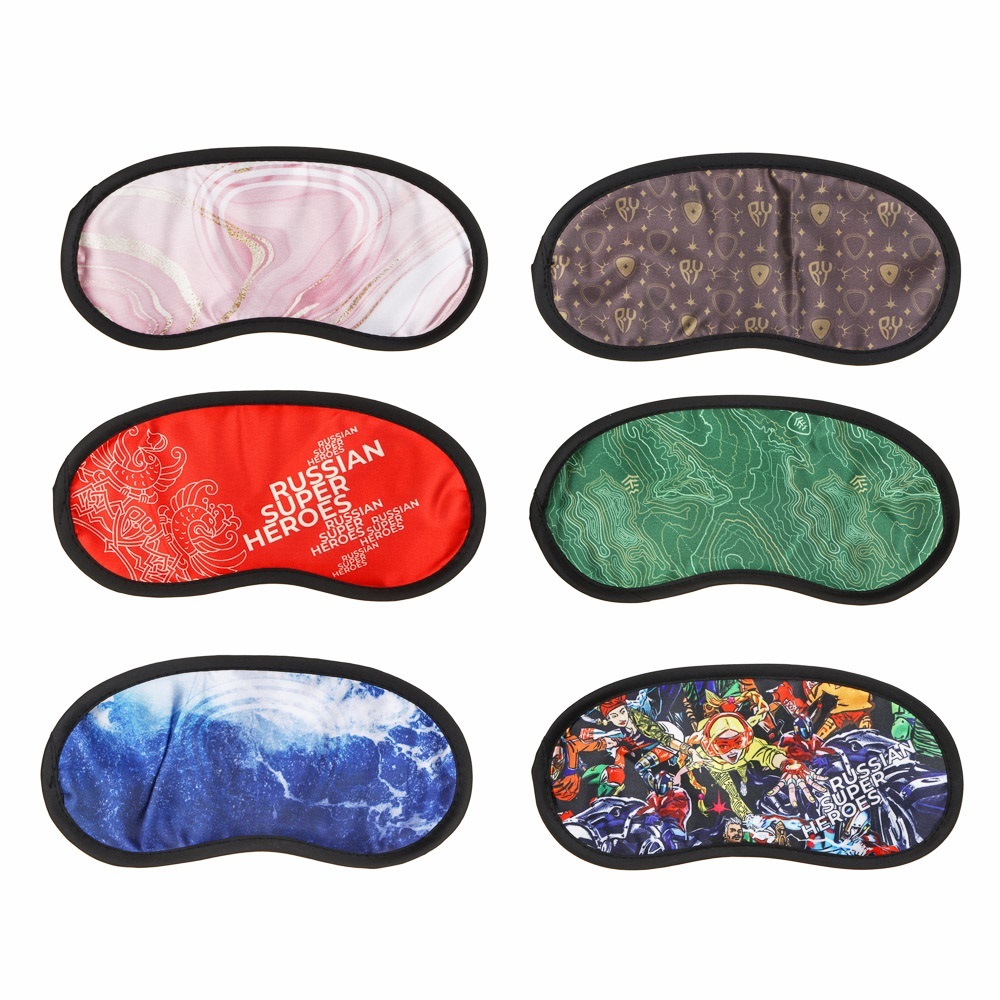 Маска для сна 18,5*9,5см "Цветные сны" (6диз) (6/96)