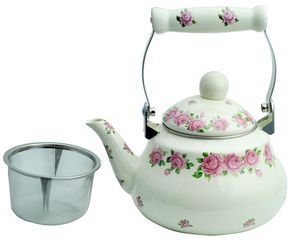 Чайник 1,5л Rose эмаль заварочный (12)