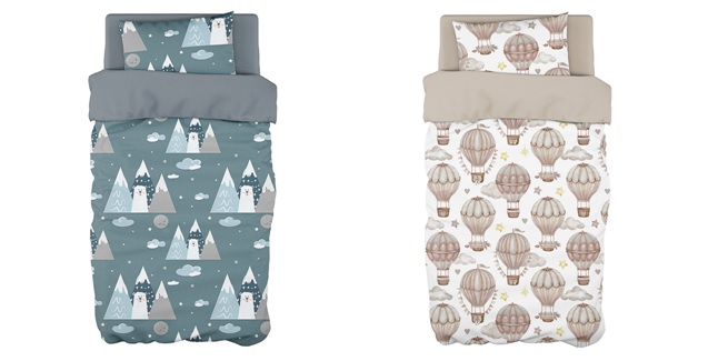 КПБ 1,5сп 3 пр, бязь, 100% хлопок, 2 диз PROVANCE Сновиль (1/6)