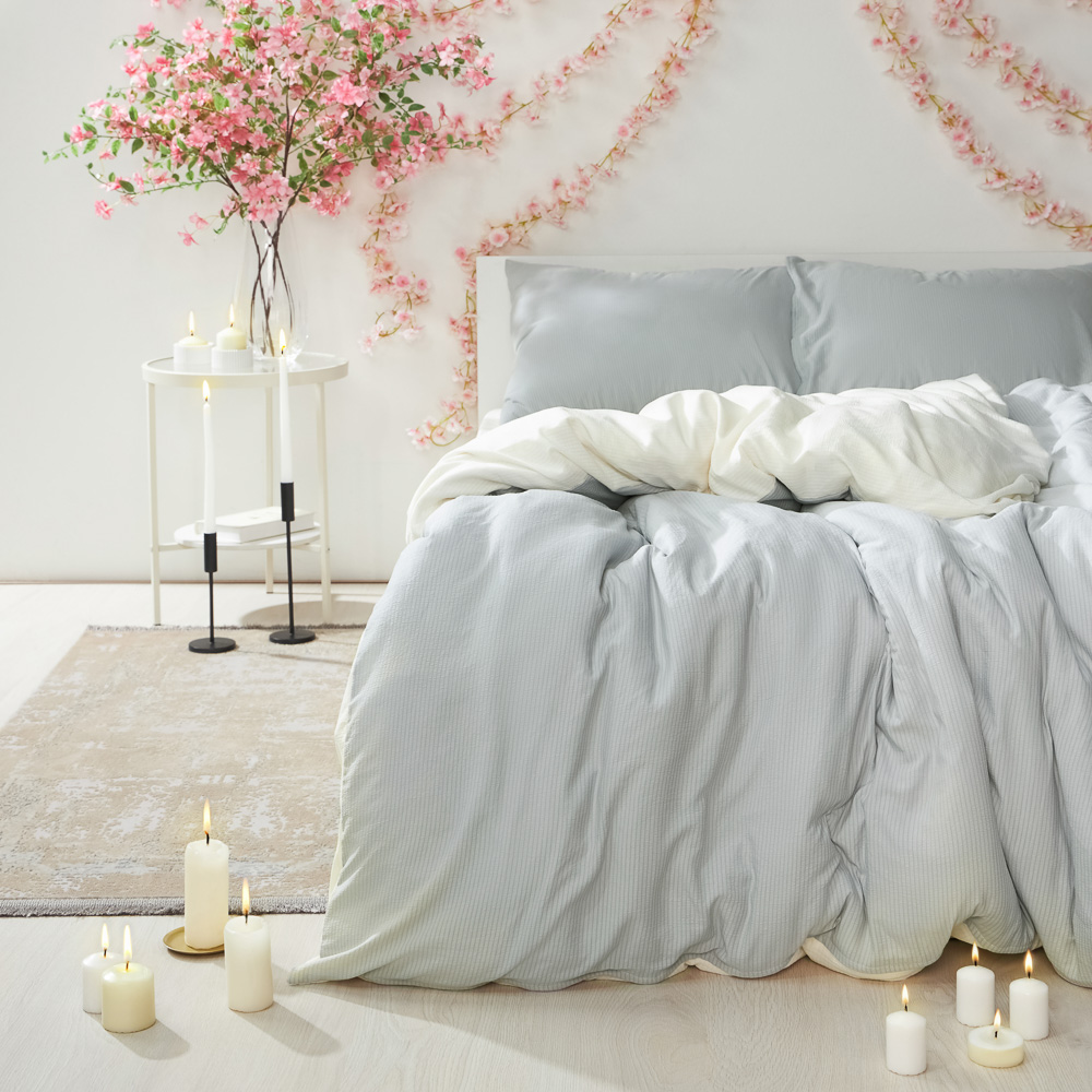 КПБ 1,5сп "Фрэя" 4пр, микросатин, серый PROVANCE  (1/10)