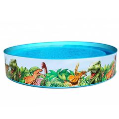 Бассейн каркасный, ПВХ, 244х46см, 2074л, 55001 BESTWAY (1/4)