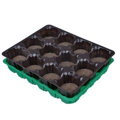 Набор для выращивания рассады (торф. табл 12шт d4,1см + кассета+лоток 17*20,5см) (1/28)