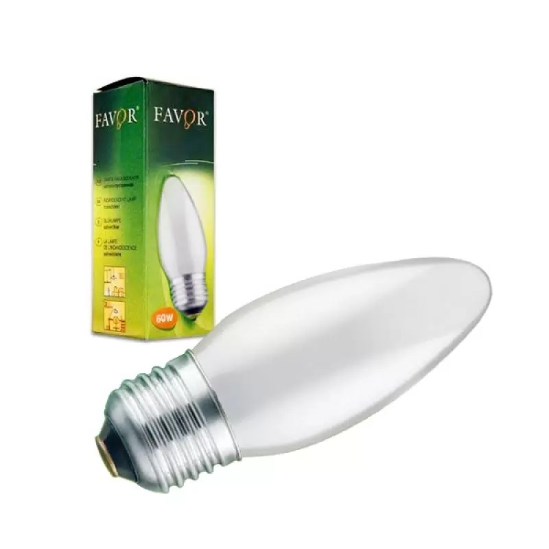 Лампа накаливания ДСМТ 230-60 Favor Е27 60Вт (100/100)