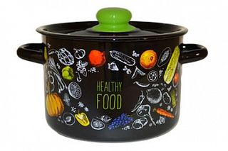 Кастрюля 4,5л Appetite Healthy food эмаль (1/4)