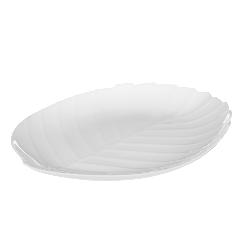 Блюдо 29см опаловое стекло MILLIMI Листья (6/36)