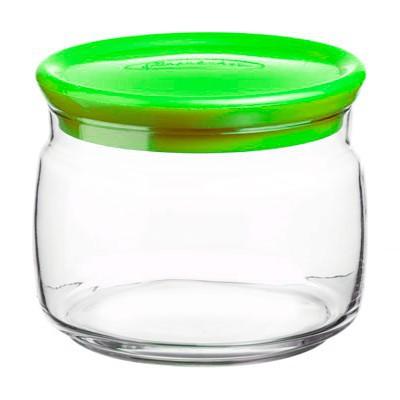 Банка Cesni 420мл зеленая пл/кр стекло(12)