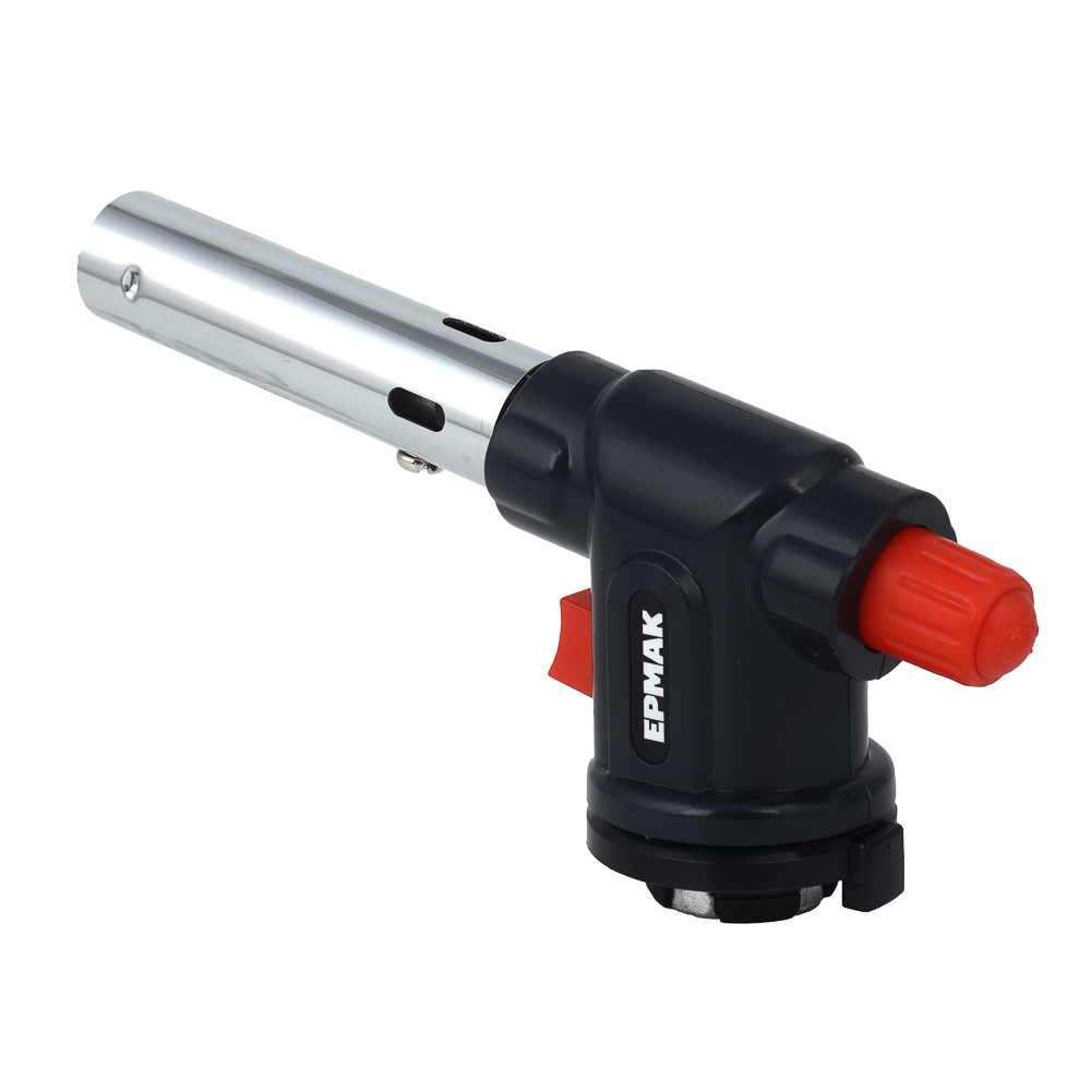 Горелка газовая с пьезорозж.,цангов.захв.,шир.сопло ЕРМАК (1/10/80)