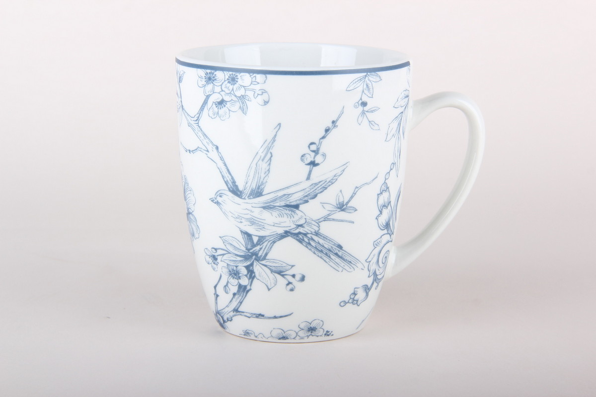 "Blue garden" Кружка 340мл (фарфор) (6/48)