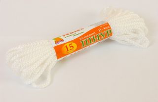 Шнур бельевой 15м/4мм DOMINA (1/100)