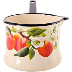 Ковш 1,0л б/кр Подворье (Слоновая) эмаль(8)