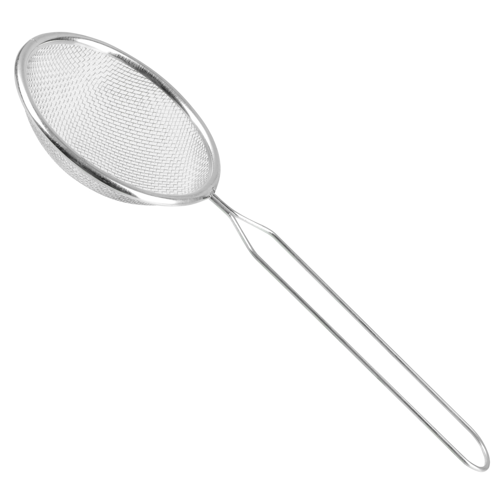 Сито с ободом и ручкой  8см металл (1/10/500)