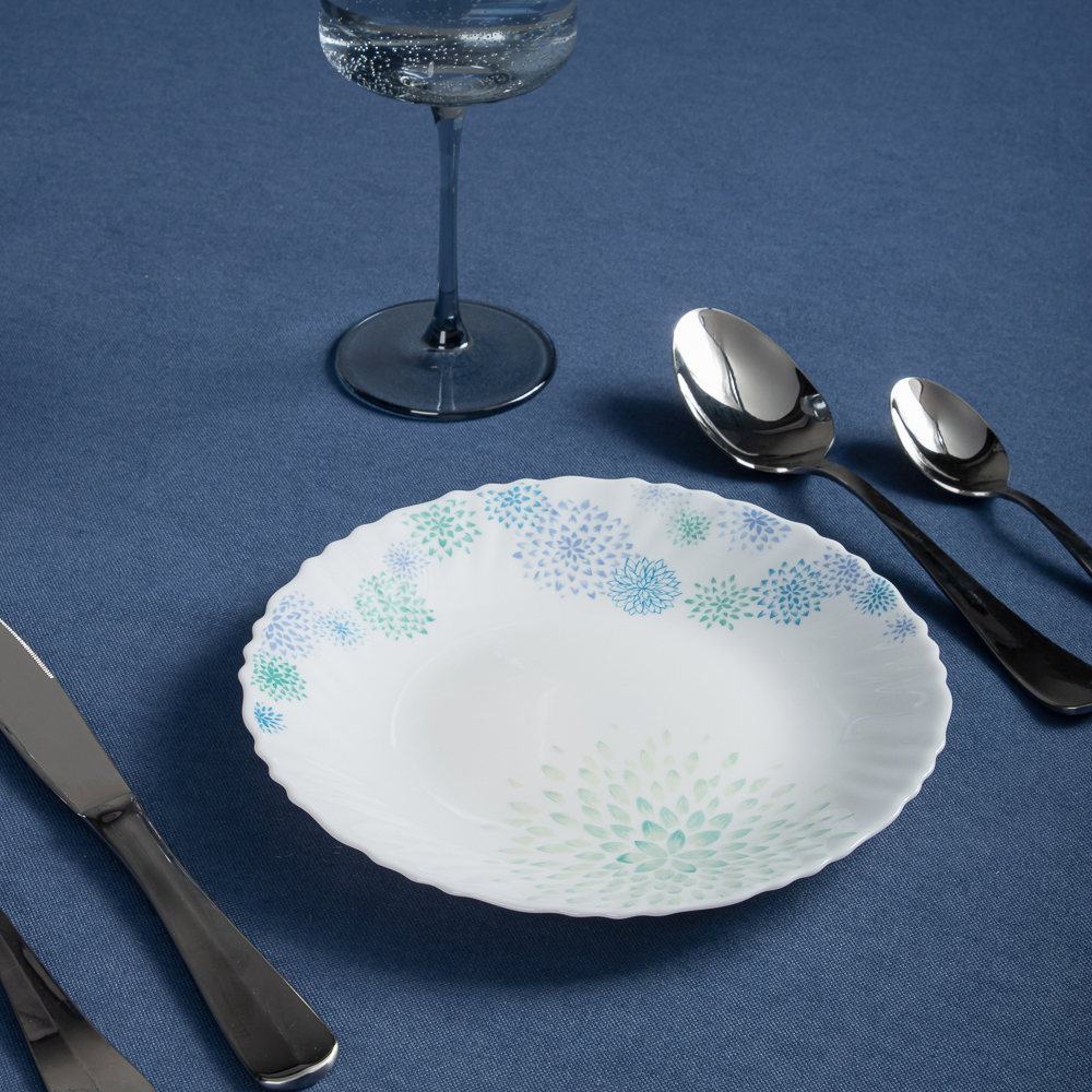 Тарелка 19см десертная опаловое стекло MILLIMI Асиано (6/48)