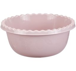 Миска 8,0л круглая Чайная роза пласт.(1/20)