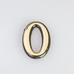 Номер квартирный "0" самокл (50)