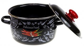 Кастрюля 3,0л Appetite Chilli сфер эмаль (1/6)