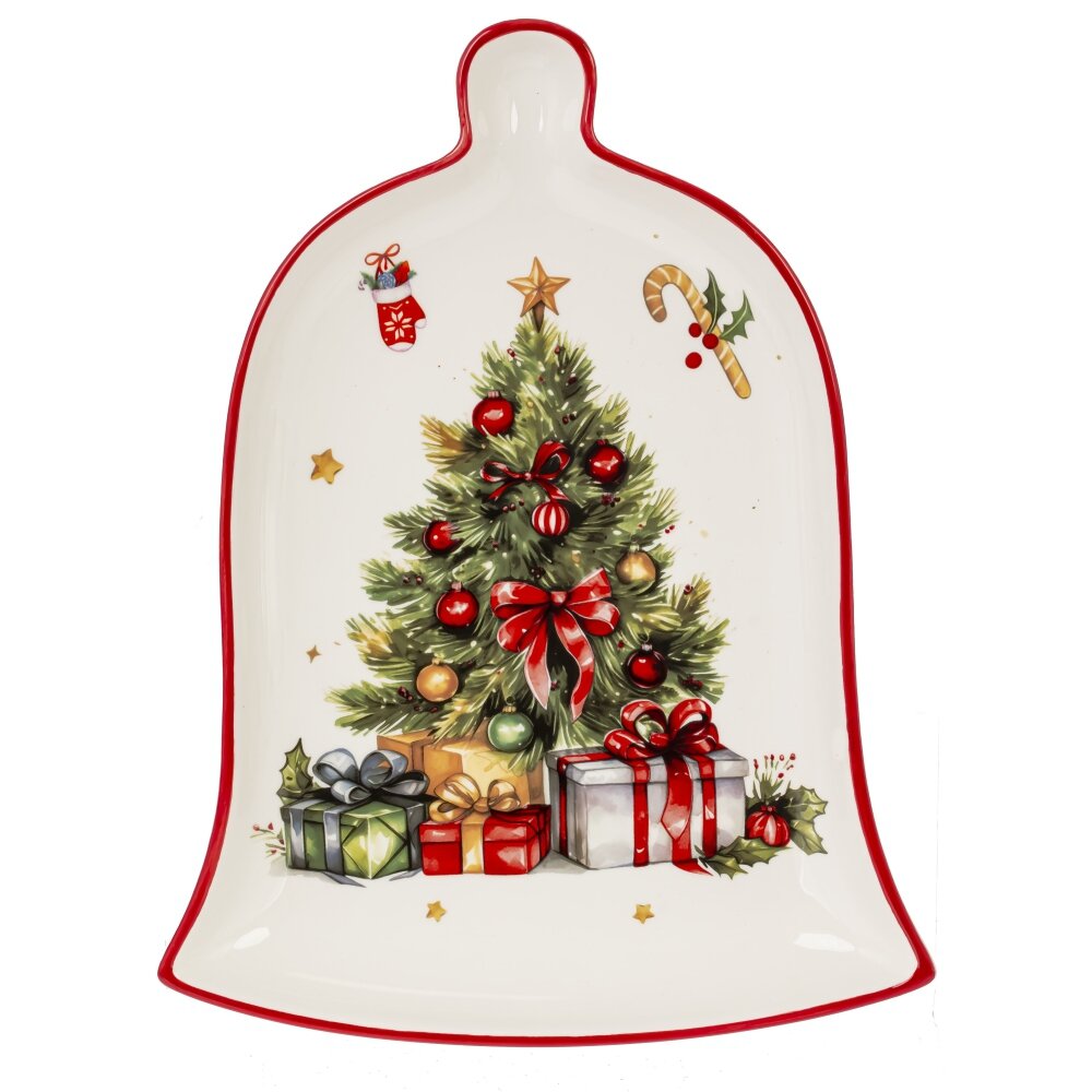 Блюдо "Елочка" L19 W25 H2см (кер.) (1/24)