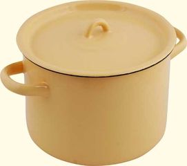 Кастрюля 7,0л б/дек эмаль(1/2)