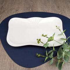 Блюдо сервировочное 30*20*2,5см "Маршмеллоу" (фрф) (5/20)