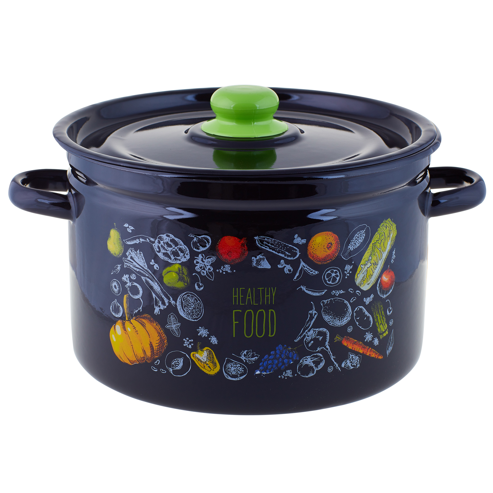 Кастрюля 7,0л Appetite Healthy food эмаль (1/2)