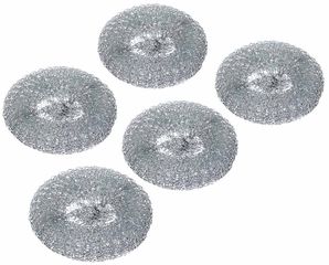 Набор металлических губок для кухни 5шт плетенка 20г VETTA (1/10/200)