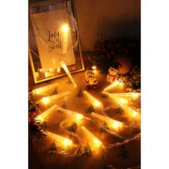 Эл.гирлянда с насадками"Ажурная сосулька"3м,20LED,шамп,пост.свеч,ПВХпрозр,коннект,220ВСНОУ БУМ(1/100