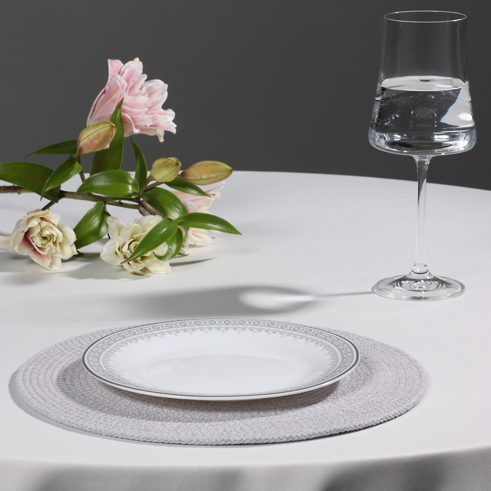 Тарелка десертная 20см опаловое стекло MILLIMI Минта (6/48)