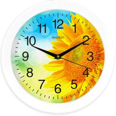 Часы настенные 27,5*3,8см ENERGY кварцевые подсонух,пластик (1/10)