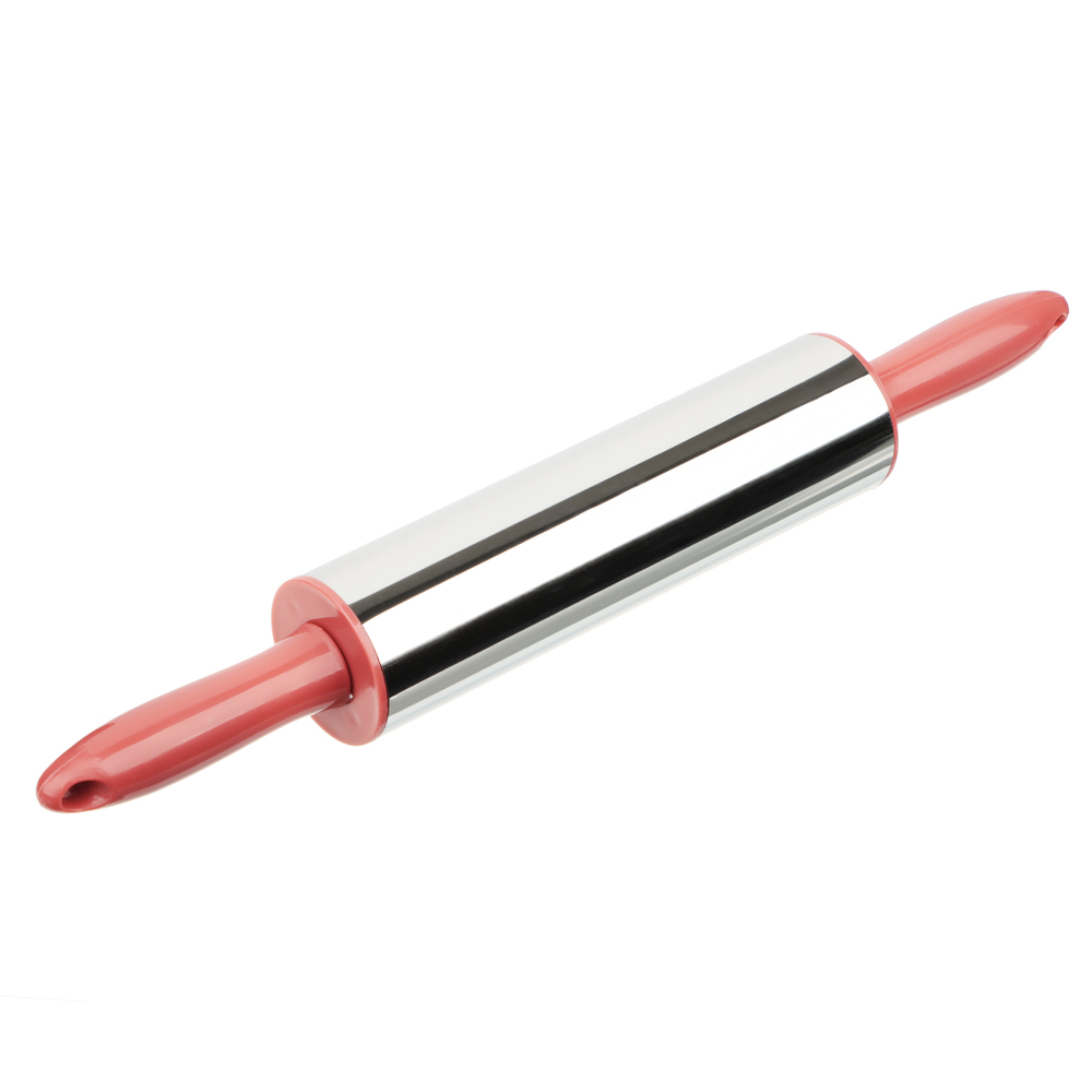 Скалка для теста 38см, нерж.сталь, пластик VETTA (1/12/72)