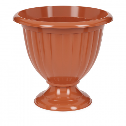 Вазон "Жасмин" 18л (корич.) пласт.(10)