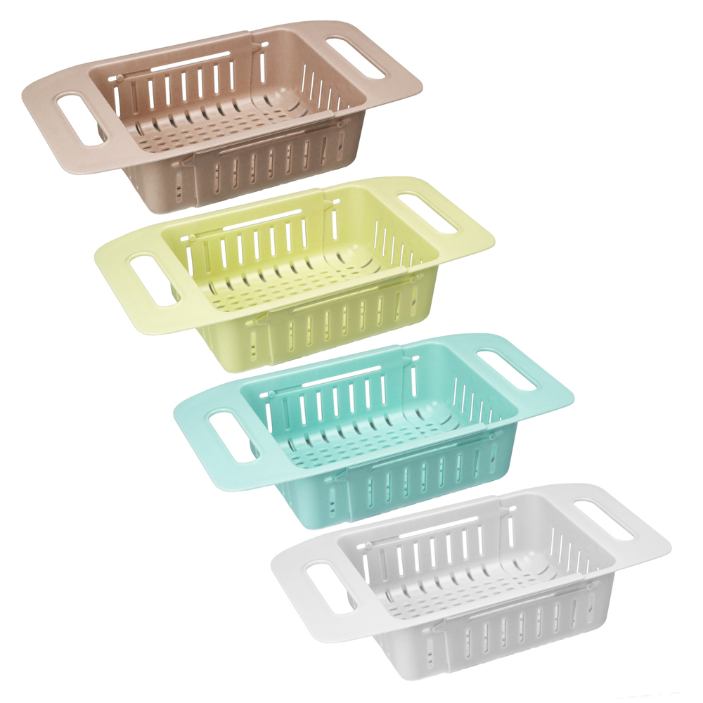 Дуршлаг VERDE раздвижной с ручками, 80x180x350мм, пластик (1/24)