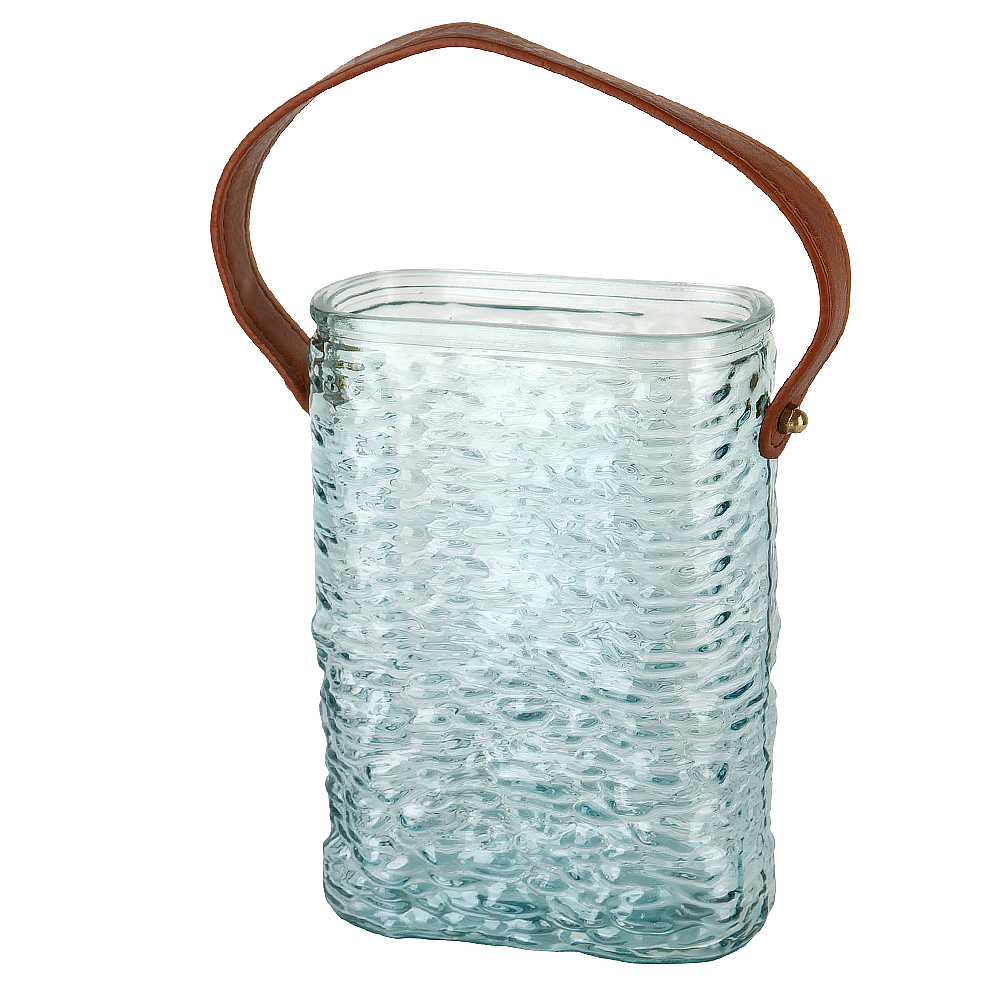 Ваза "Сумочка" 17,5см, v=1200мл. (стекло) (инд.коробка) (1/24)