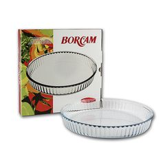 Форма Borcam 318,5мм 2,95 л.круглая рифл. б/кр (жар.стекло) п/уп (1/6)
