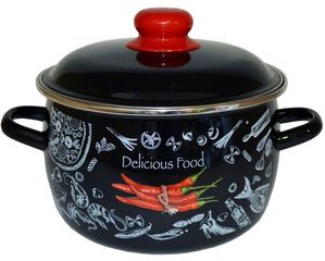 Кастрюля 5,5л Appetite Chilli сфер эмаль(1/4)