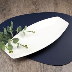 Блюдо сервировочное 35*15*3,2см "Маршмеллоу"  (фрф) (4/12)