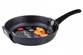 Сковорода 280мм б/кр литая с АП ТМ Традиция Сапфир алюм.(1/8)