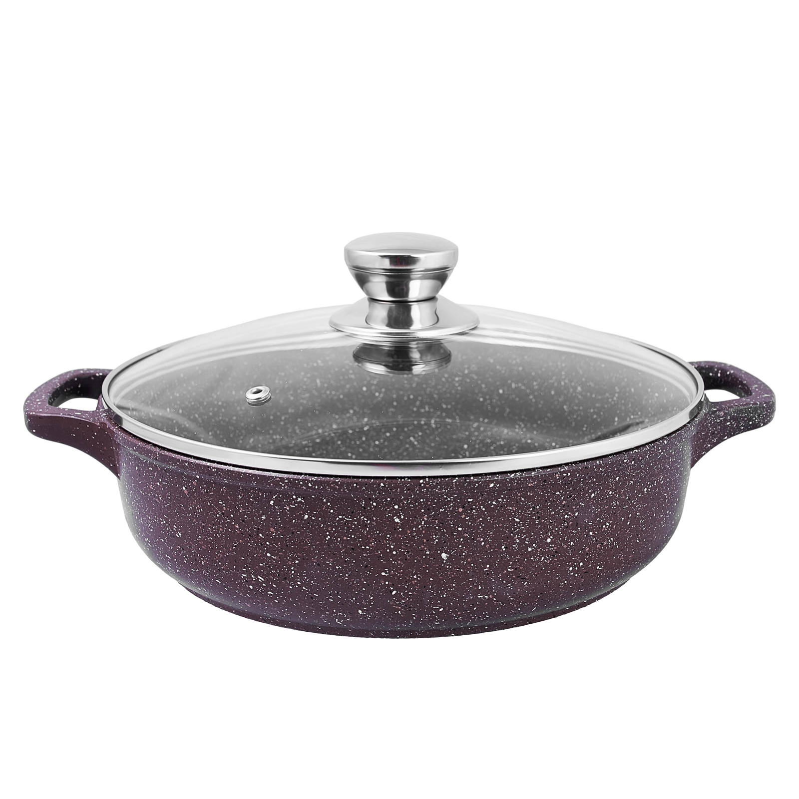 Жаровня 240мм ст/кр литая с АП ТМ Традиция Доломит алюм. (1/3)