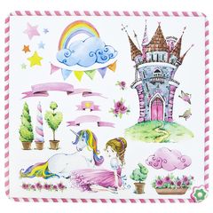 Салфетка сервировочная 30*28см "Единорог" (12/120)