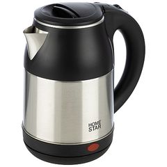 Чайник 1,8л Homestar 1500Вт стальной черный, пов.360,авт.выкл. (1/12)