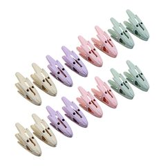 Набор прищепок 16шт "Кукуруза" (пластик) (1/12/144)