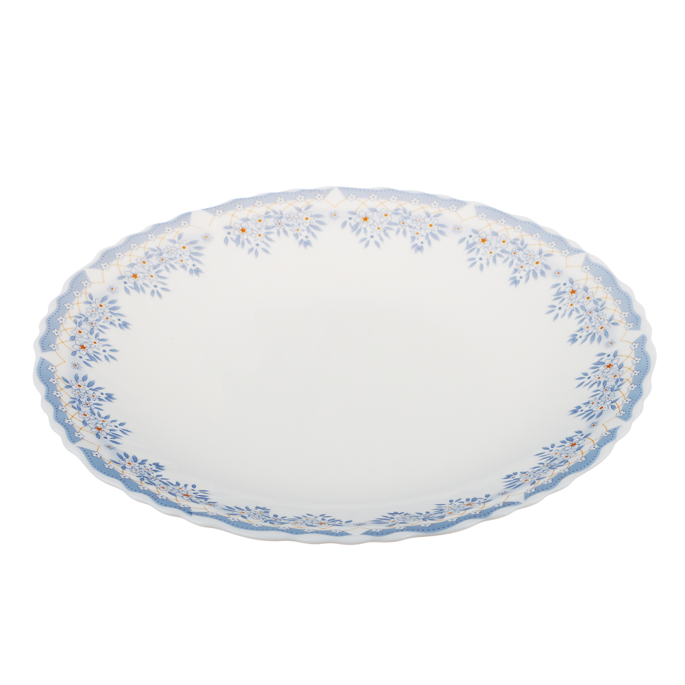 Тарелка 19см десертная MILLIMI Апполон 2 (опал тонк.стекло) (6/24/72)