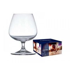 Набор бокалов 250мл 4пр д/коньяка Время дегустаций стекло (4)