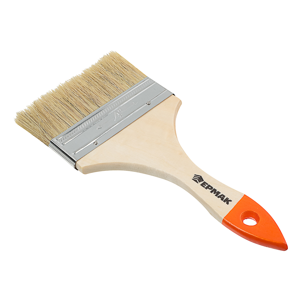 Кисть малярная 100мм 4"  Basic (плоская,натур.щетина)(1/12/192)